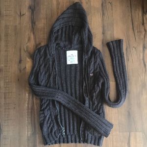 Hollister zip up sweater